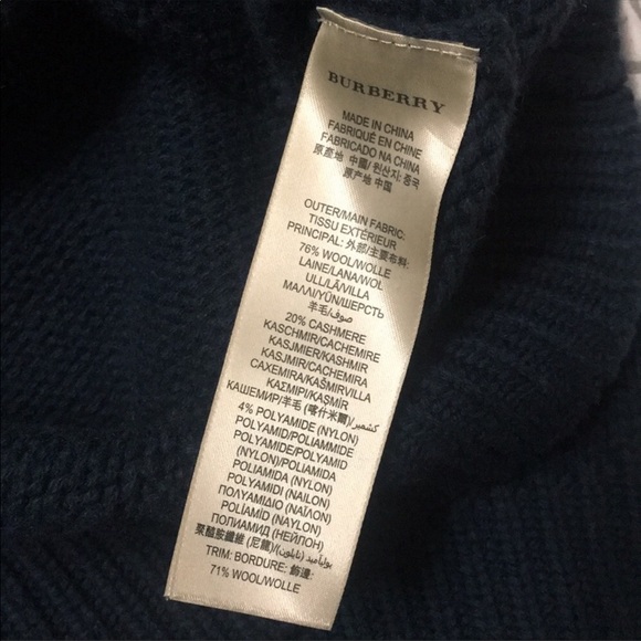Burberry Alpine Wool Cashmere Sweater - Picture 8 of 8